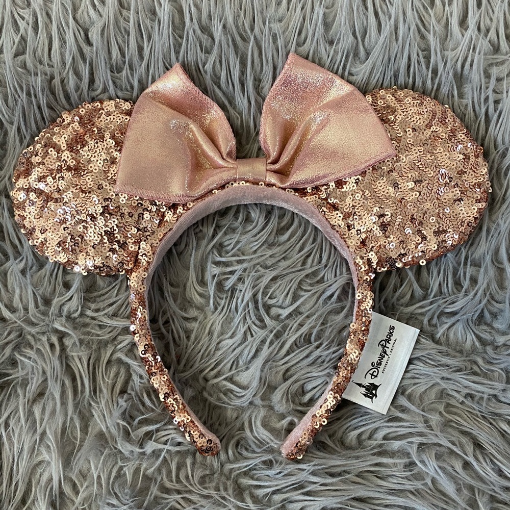 Disney Rose Gold Minnie Ears